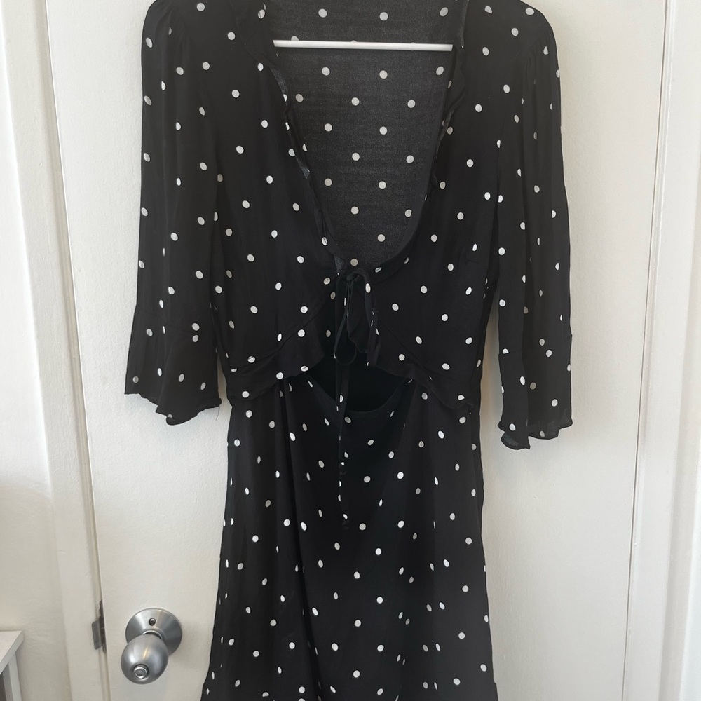Black Polka Dot Dress